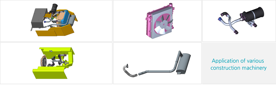 Application of various construction machinery